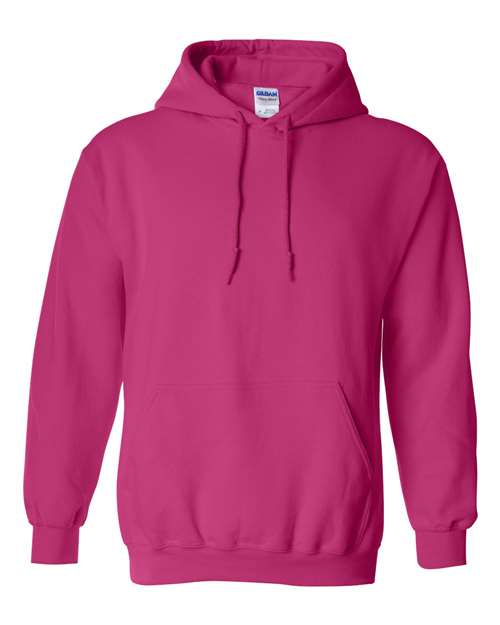 Gildan 18500 hooded sweatshirt in Heliconia