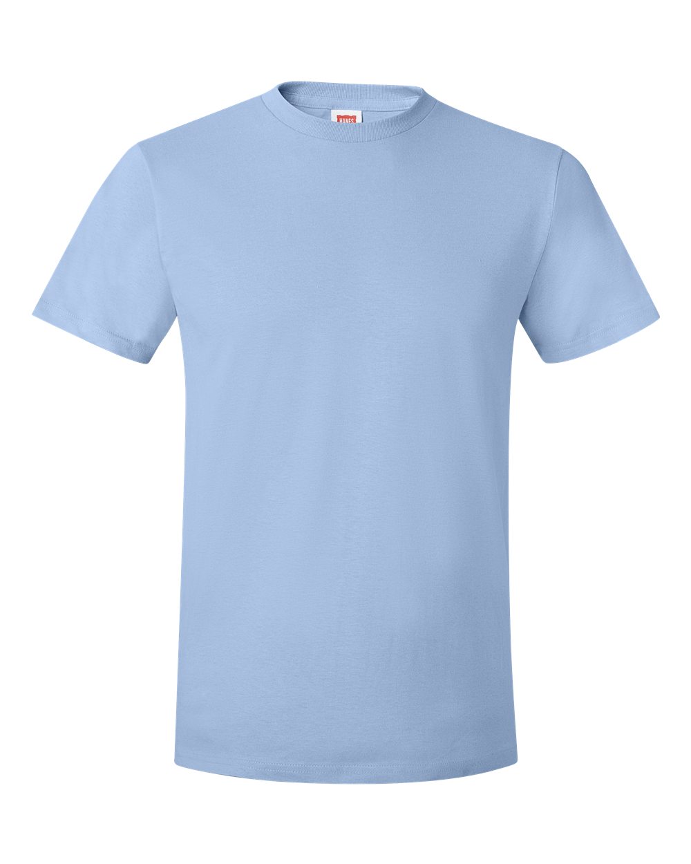 Hanes 4980 Perfect-T Ringspun T-Shirt in Light Blue