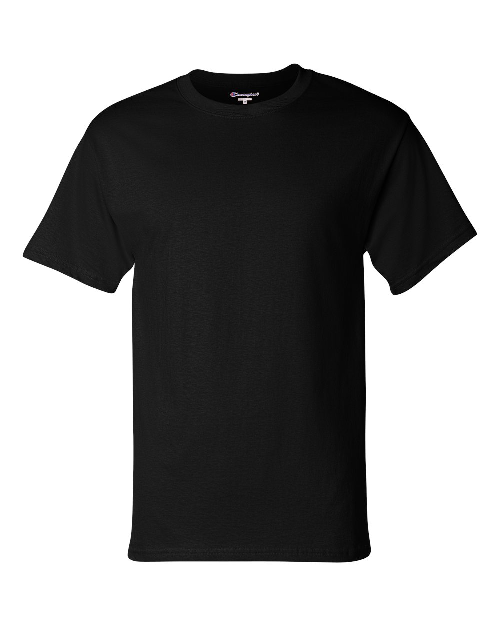 Champion T425 Short Sleeve T-Shirt in Black