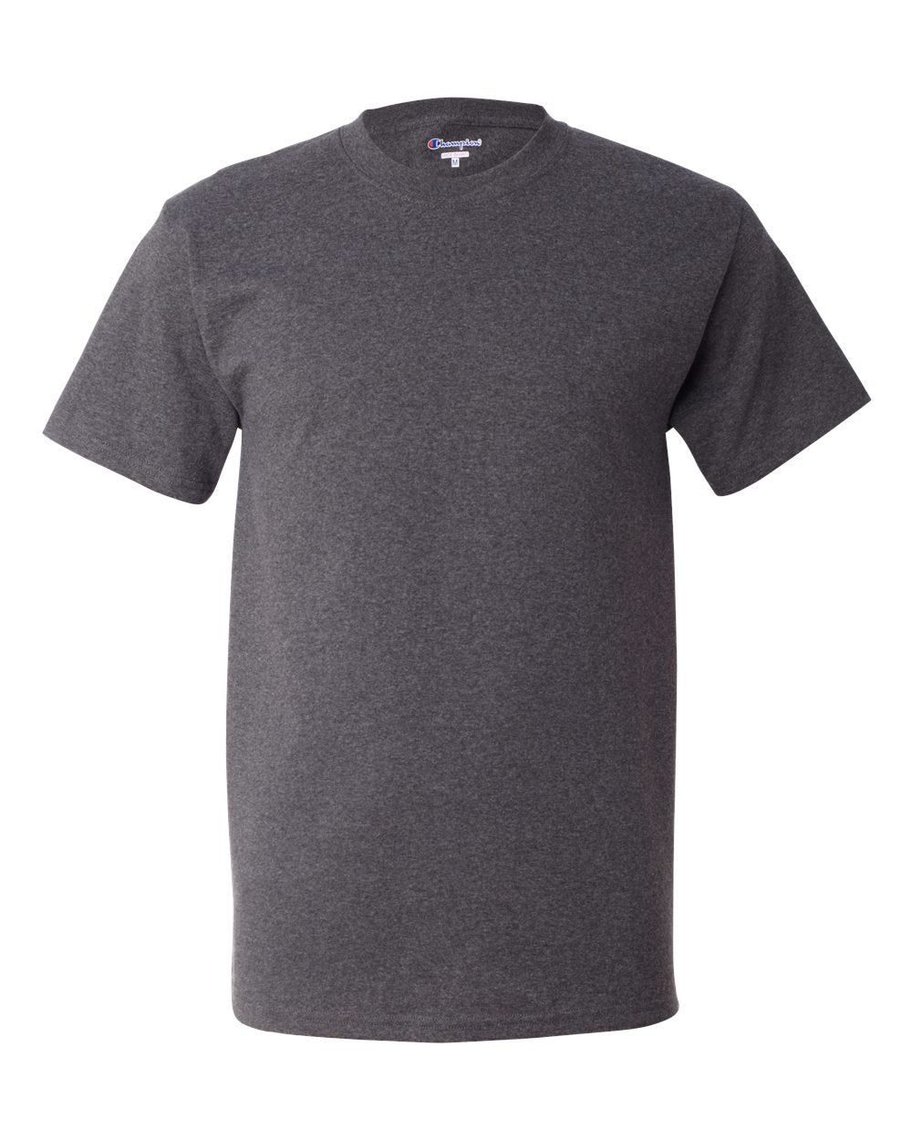 Champion T425 Short Sleeve T-Shirt in Charcoal Heather