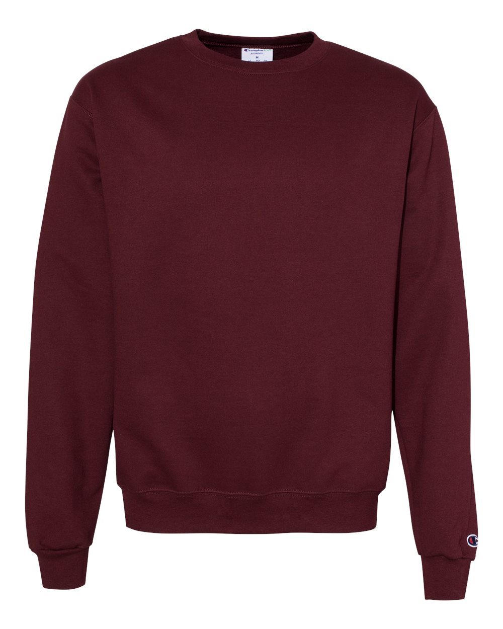 Champion Powerblend Crewneck Sweatshirt S600 in Maroon