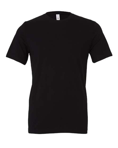 BELLA+CANVAS 3001 Unisex Jersey T-Shirt in Black