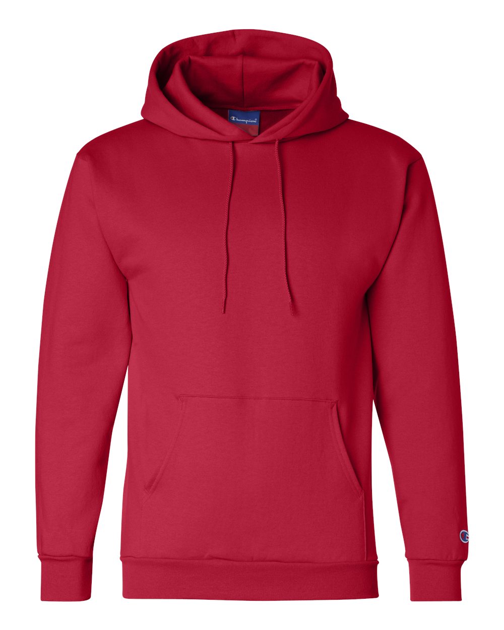 Champion Powerblend Hooded Sweatshirt S700 in Scarlet
