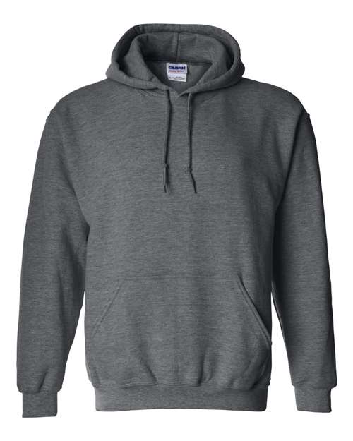 Gildan 18500 hooded sweatshirt in Dark Heather