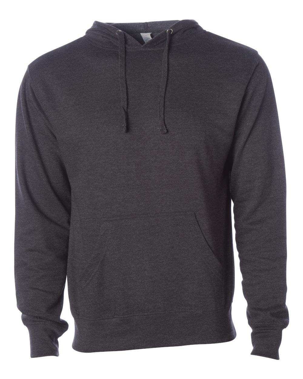 Independent Trading Co. Midweight Hooded Sweatshirt SS4500 in Charcoal Heather