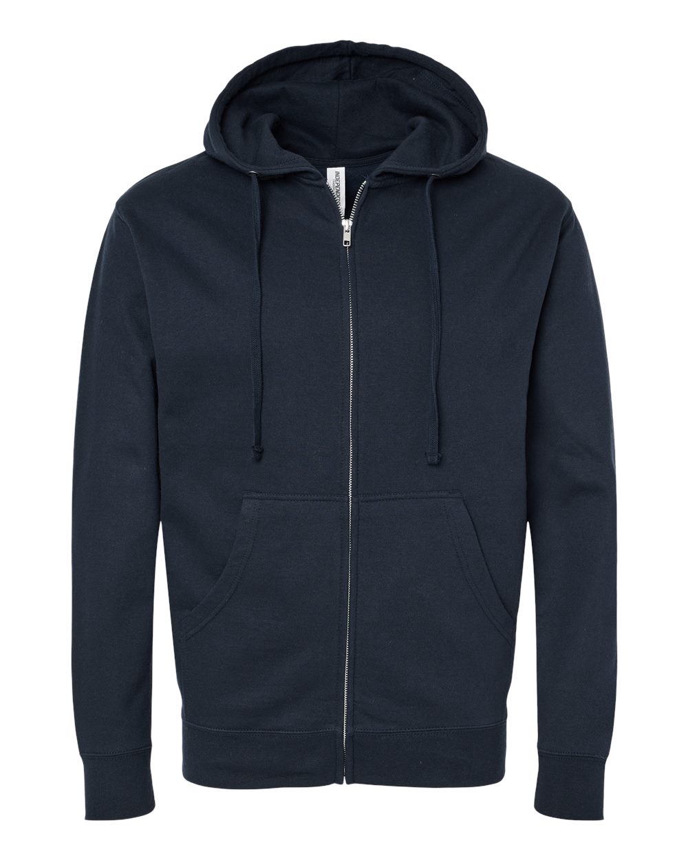 Independent Trading Co. Midweight Full-Zip Hooded Sweatshirt SS4500Z in Navy