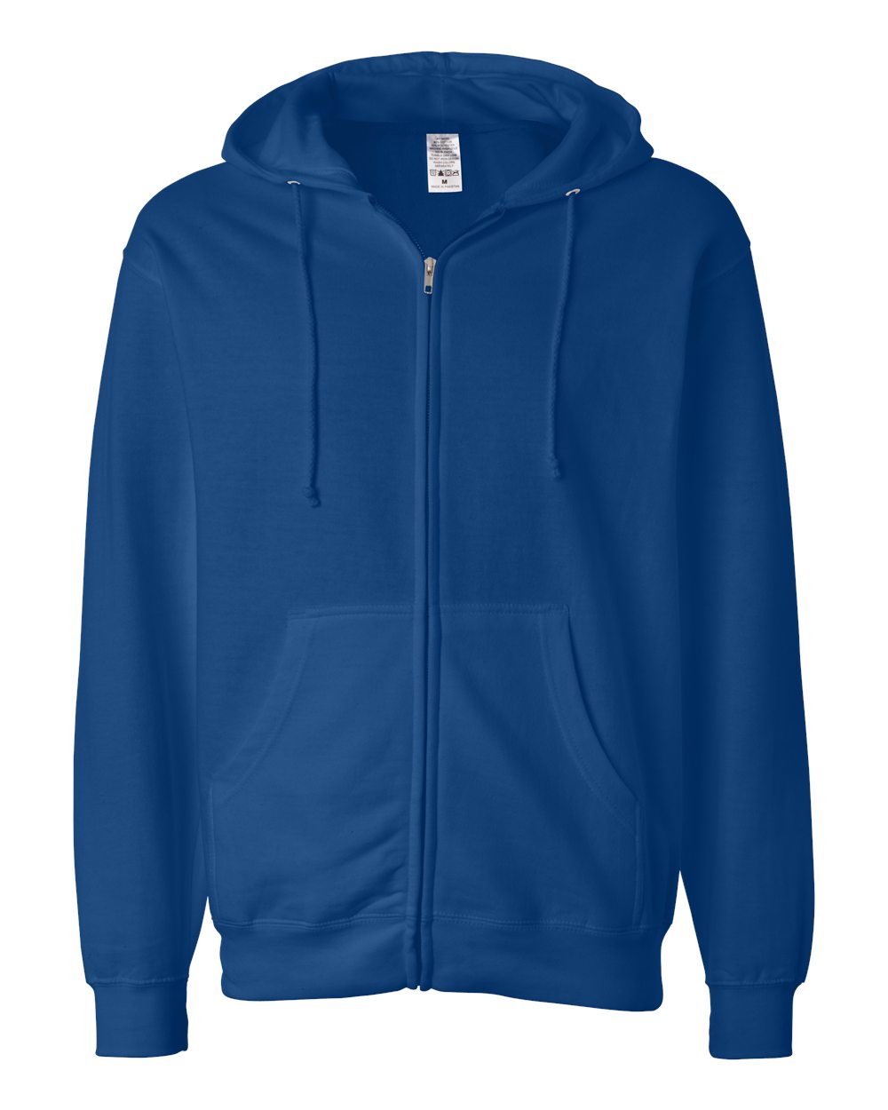 Independent Trading Co. Midweight Full-Zip Hooded Sweatshirt SS4500Z in Royal