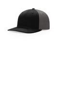 Richardson Solid Twill Trucker 312 - Black/Charcoal