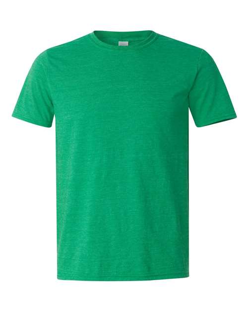 Gildan 64000 Softstyle T-Shirt in Heather Irish Green