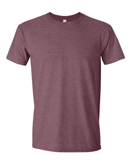 Gildan 64000 Softstyle T-Shirt in Heather Maroon