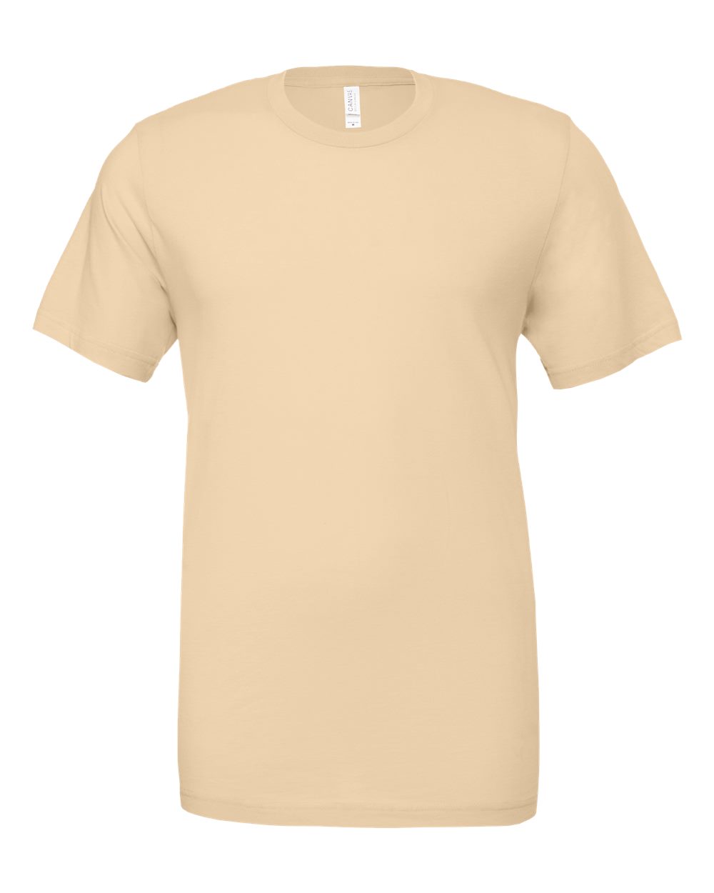 BELLA+CANVAS 3001 Unisex Jersey T-Shirt in Soft Cream