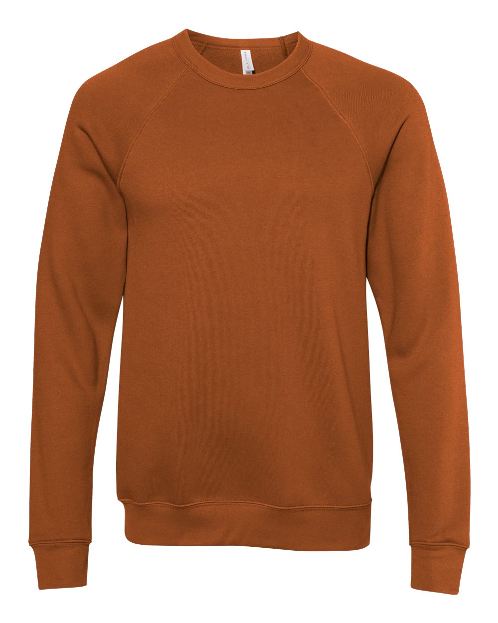 BELLA+CANVAS Sponge Fleece Raglan Crewneck 3901 in Autumn