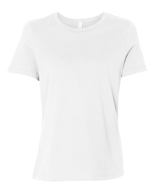 BELLA+CANVAS 6400 Women's Relaxed Jersey T-Shirt in White