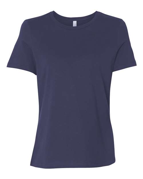 BELLA+CANVAS 6400 Women's Relaxed Jersey T-Shirt in Navy