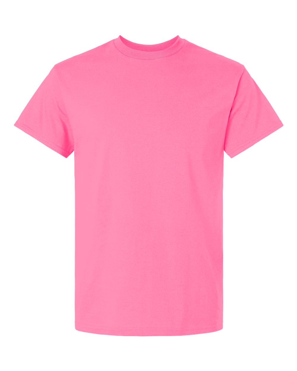 Gildan 2000 Ultra Cotton T-Shirt in Safety Pink