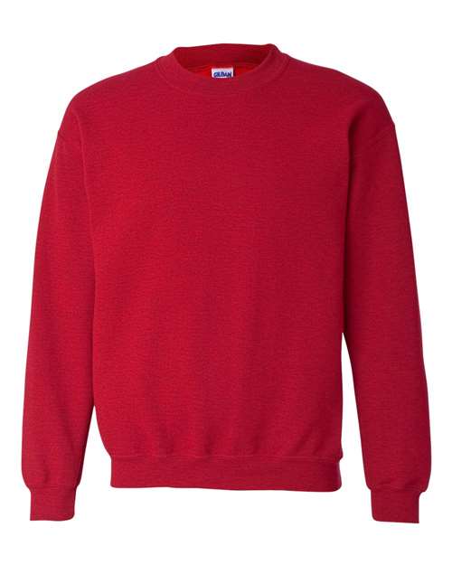 Gildan 18000 Heavy Blend Crewneck Sweatshirt in Antique Cherry Red