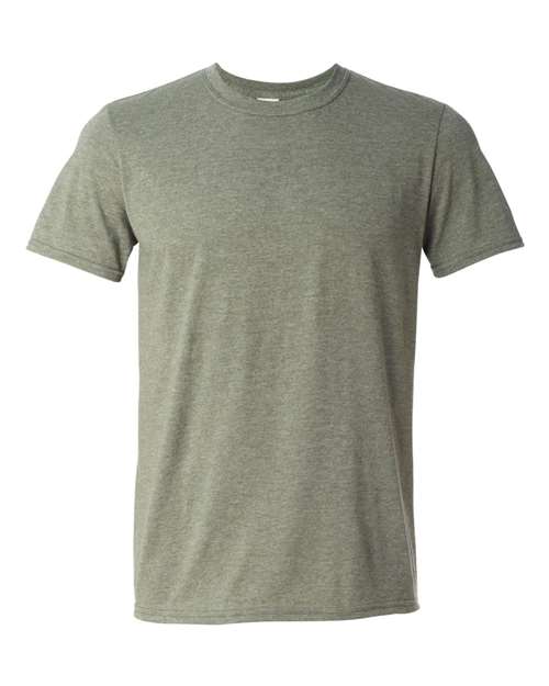 Gildan 64000 Softstyle T-Shirt in Heather Military Green