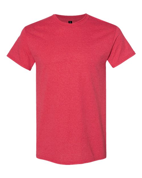 Gildan 5000 Heavy Cotton T-Shirt in Heather Red