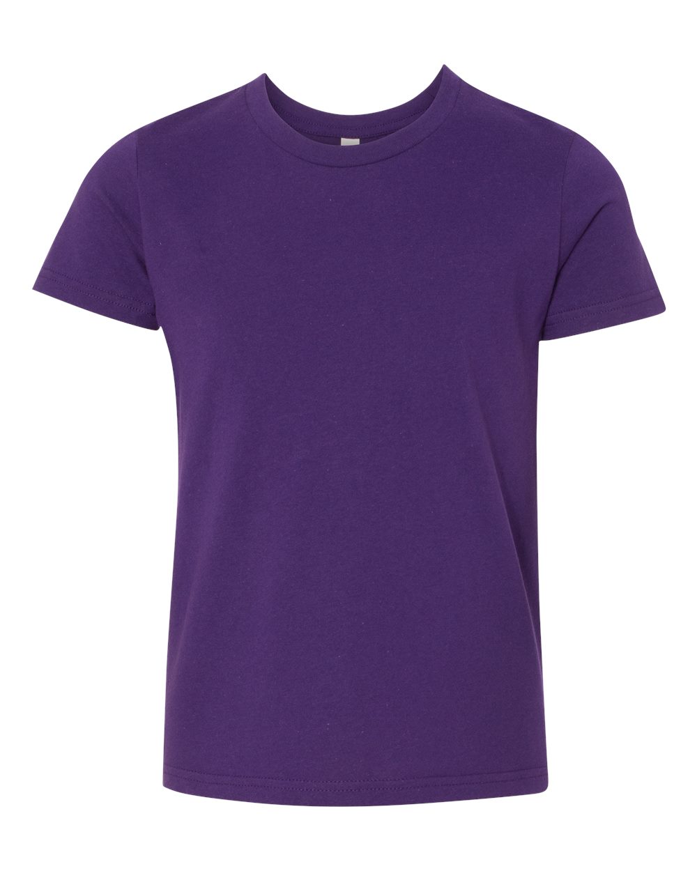 BELLA+CANVAS 3001Y Youth Jersey T-Shirt in Team Purple