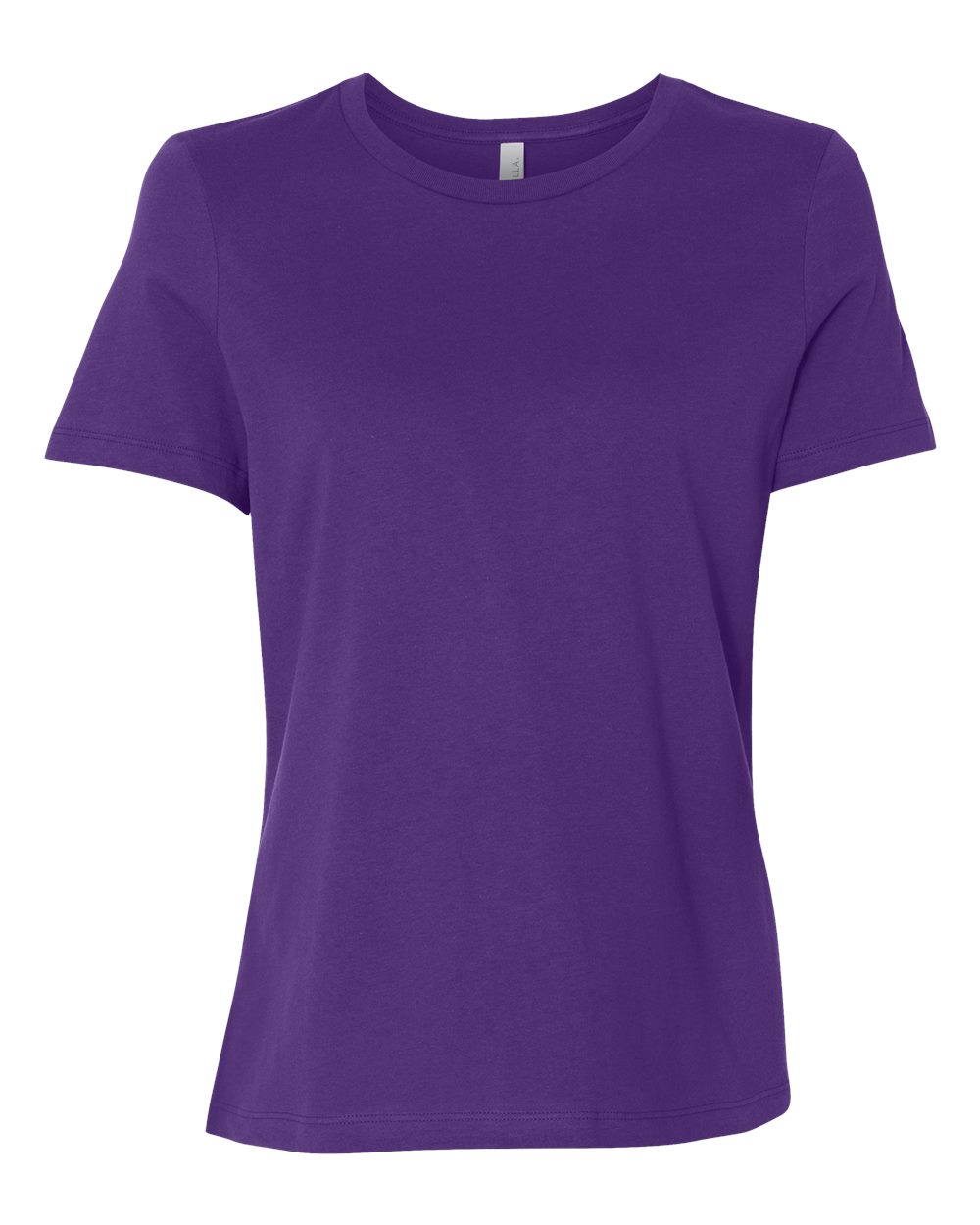BELLA+CANVAS 6400 Women's Relaxed Jersey T-Shirt in Team Purple