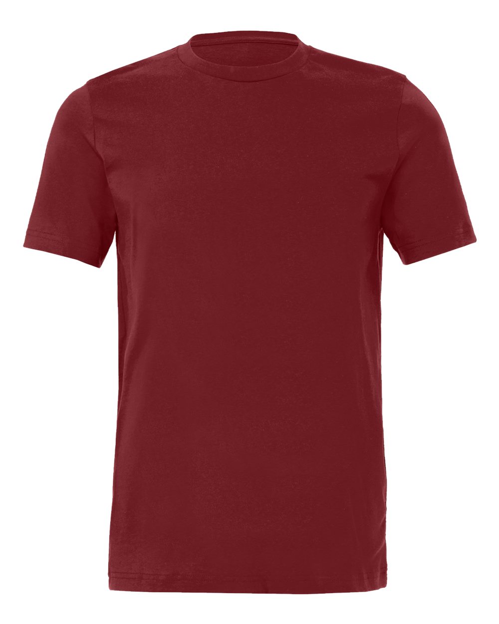 BELLA+CANVAS 3001 Unisex Jersey T-Shirt in Cardinal