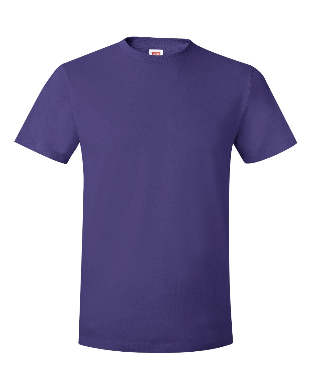 Hanes 4980 Perfect-T Ringspun T-Shirt in Purple