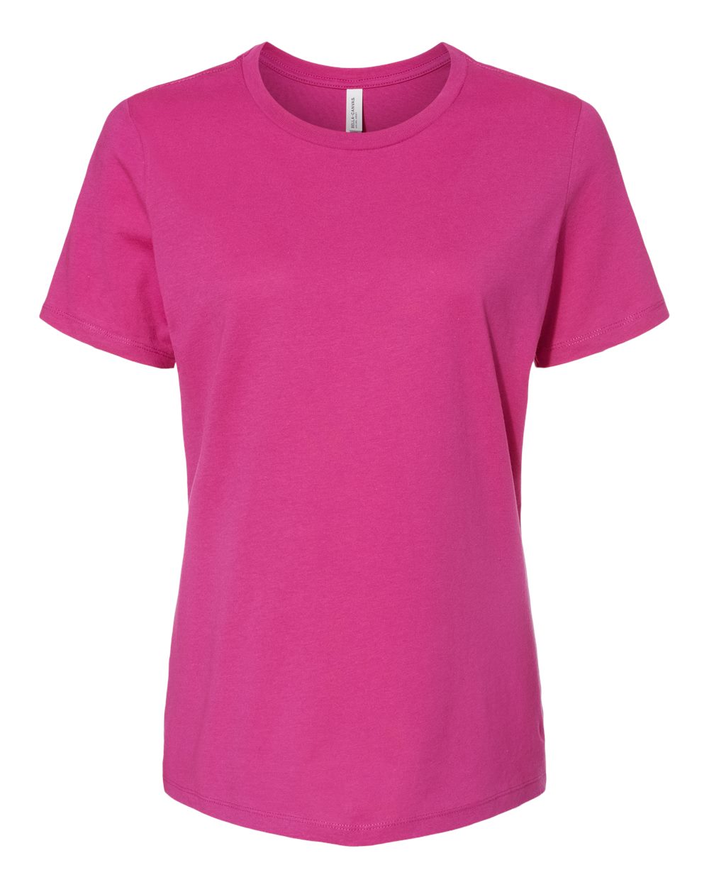 BELLA+CANVAS 6400 Women's Relaxed Jersey T-Shirt in Berry