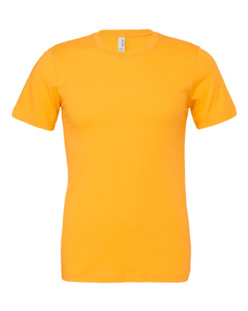 BELLA+CANVAS 3001 Unisex Jersey T-Shirt in Gold