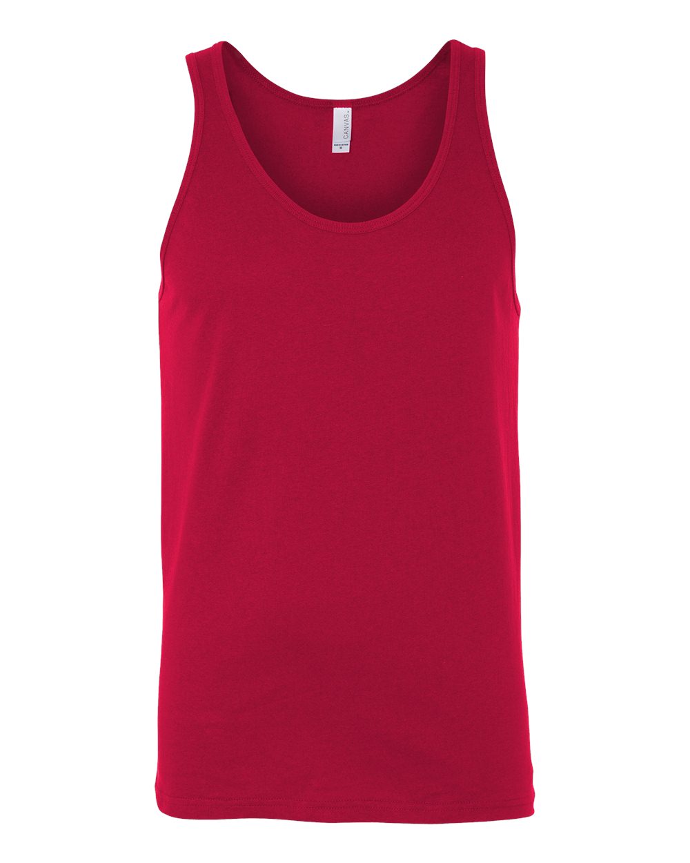 BELLA+CANVAS 3480 Unisex Jersey Tank in Red