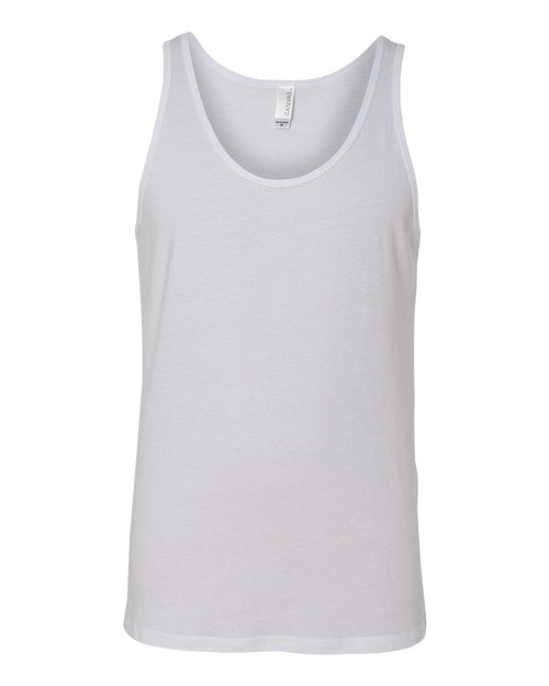 BELLA+CANVAS 3480 Unisex Jersey Tank in White