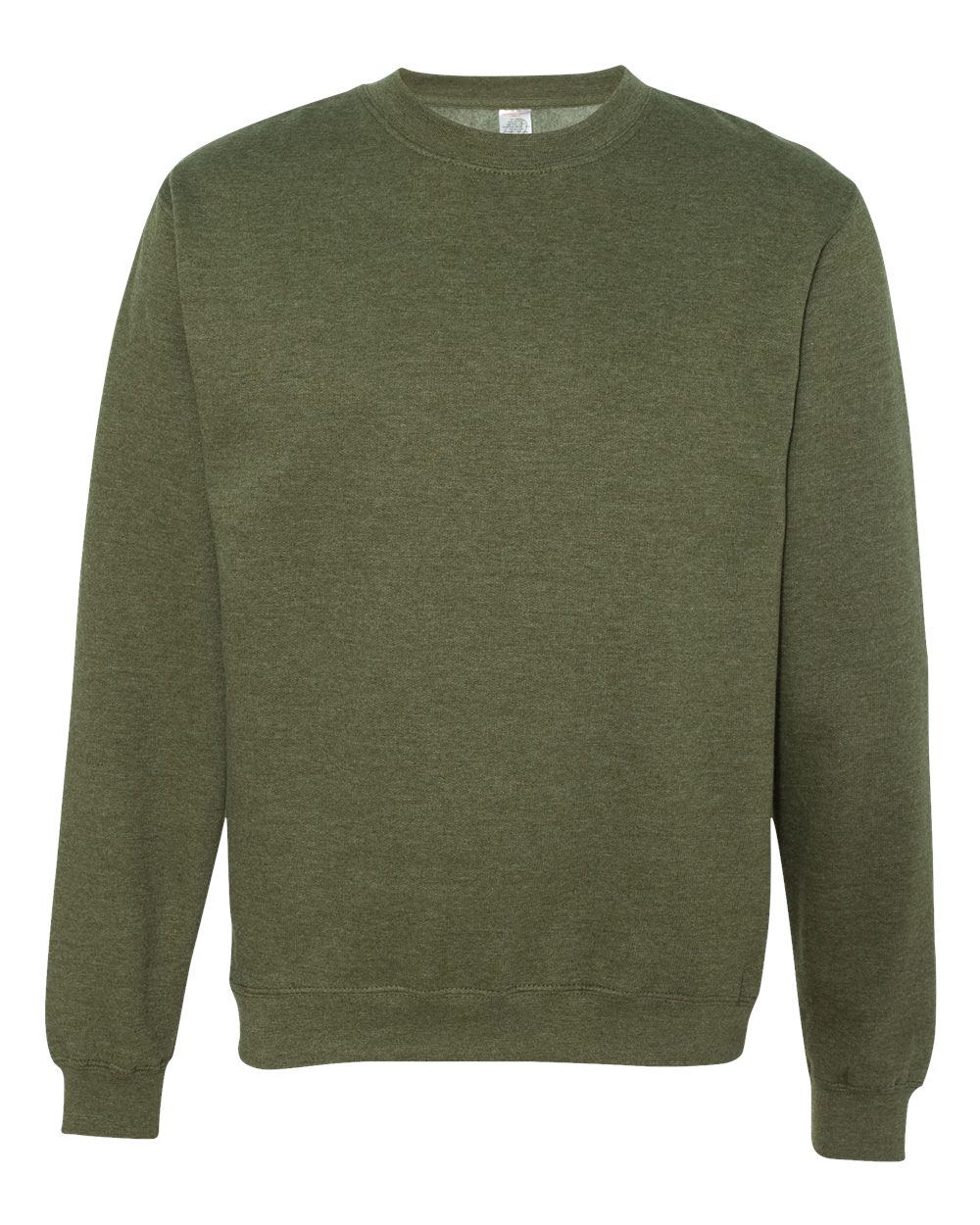 Independent Trading Co. Midweight Crewneck Sweatshirt SS3000 in Army Heather