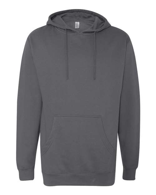 Independent Trading SS4500 Midweight Hooded Sweatshirt in Charcoal