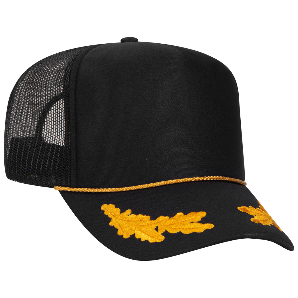 OTTO 39-165 5 Panel High Crown Mesh Back Trucker Hat