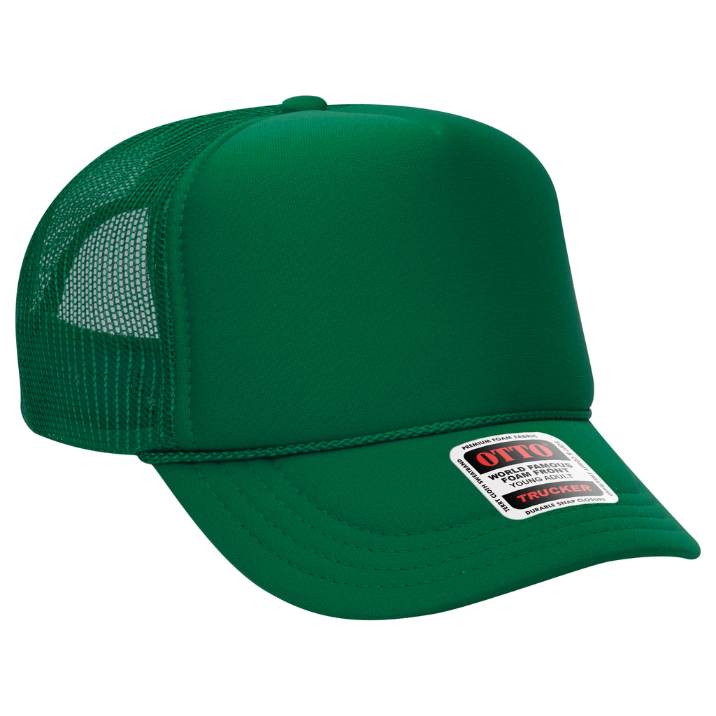 OTTO 39-165 5 Panel High Crown Mesh Back Trucker Hat