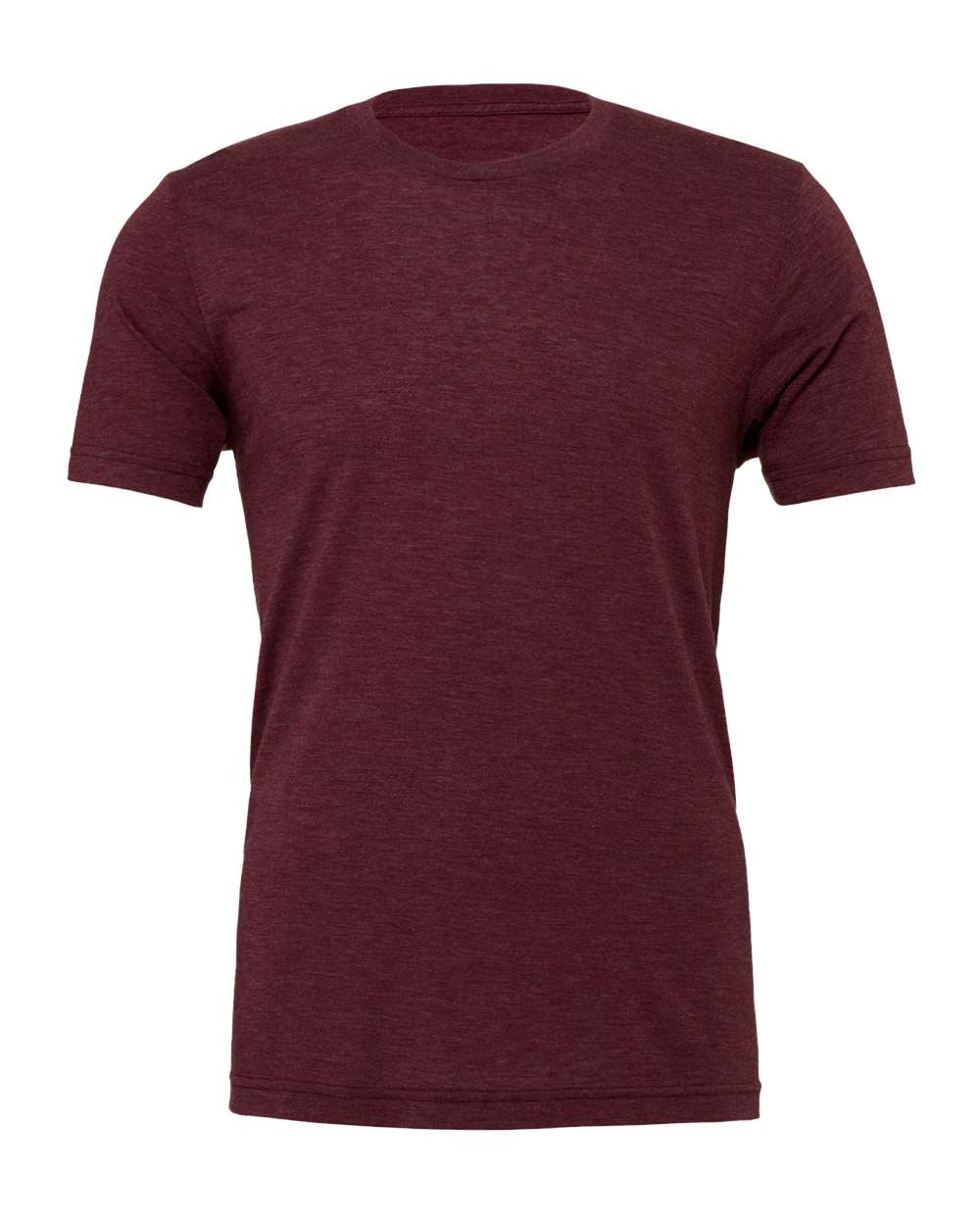 BELLA+CANVAS 3413 Triblend T-Shirt in Maroon Triblend