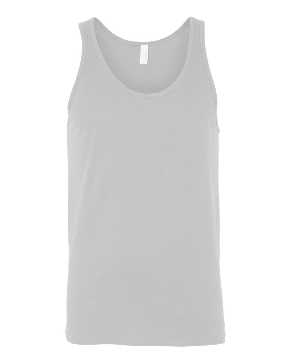BELLA+CANVAS 3480 Unisex Jersey Tank in Silver