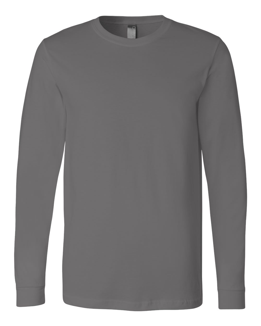 BELLA+CANVAS 3501 Jersey Long Sleeve T-Shirt in Asphalt