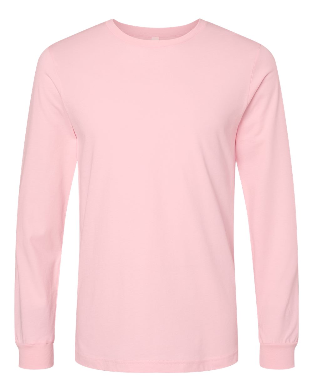 BELLA+CANVAS 3501 Jersey Long Sleeve T-Shirt in Pink