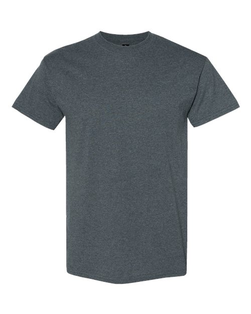 Gildan 5000 Heavy Cotton T-Shirt in Dark Heather