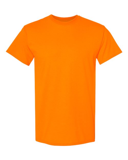 Gildan 5000 Heavy Cotton T-Shirt in Safety Orange
