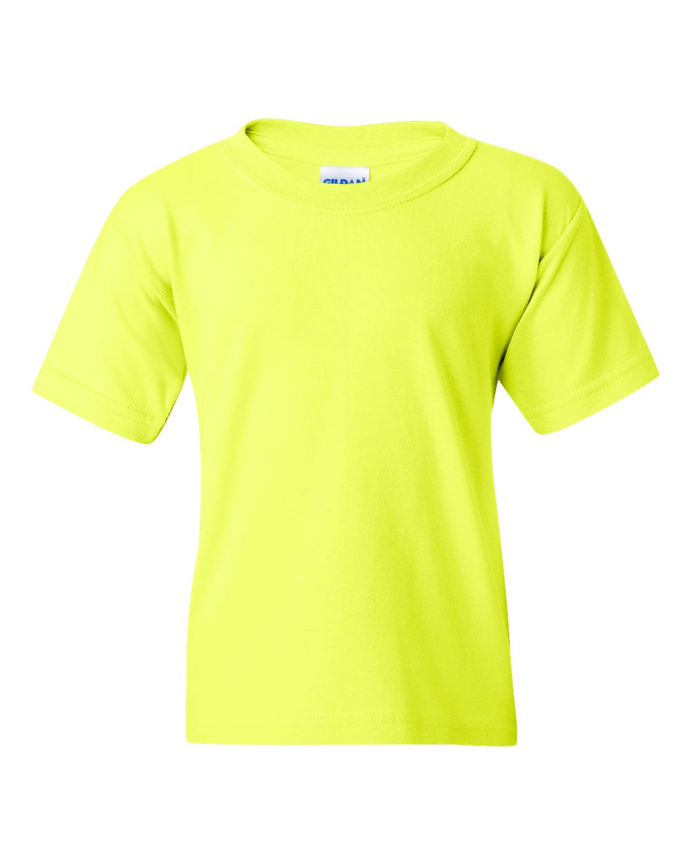 Gildan 5000B Heavy Cotton Youth T-Shirt in Safety Green