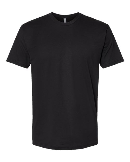 Next Level 3600 Unisex Cotton T-Shirt in Black