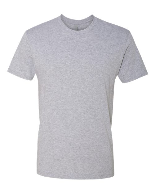 Next Level 3600 Unisex Cotton T-Shirt in Heather Grey