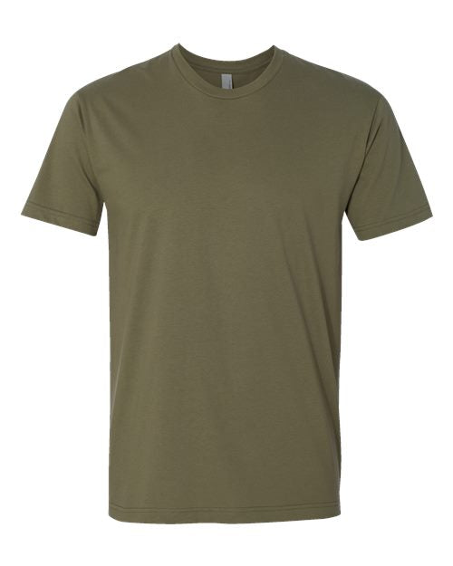 Next Level 3600 Unisex Cotton T-Shirt in Military Green