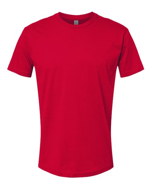 Next Level 3600 Unisex Cotton T-Shirt in Red