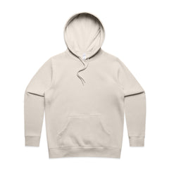 WOMENS STENCIL HOOD BLACK XS