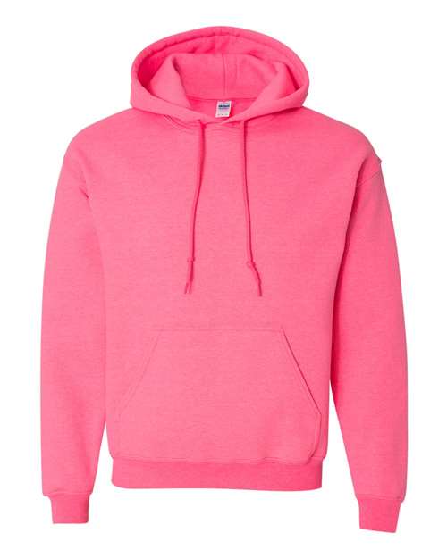 Gildan 18500 hooded sweatshirt in Safety Pink
