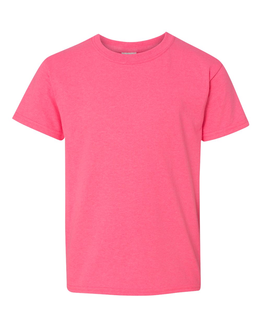 Gildan 5000B Heavy Cotton Youth T-Shirt in Safety Pink