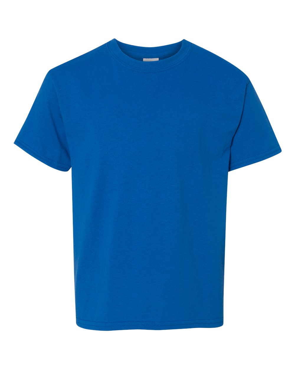 Gildan 5000B Heavy Cotton Youth T-Shirt in Neon Blue