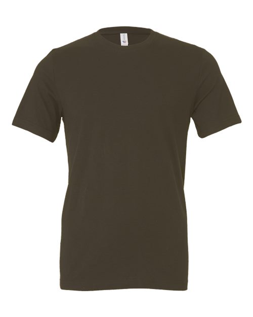 BELLA+CANVAS 3001 Unisex Jersey T-Shirt in Army